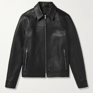 Men's Black Leather Jacket