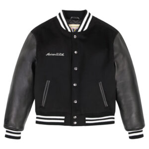 WOOL LEATHER VARSITY JACKET